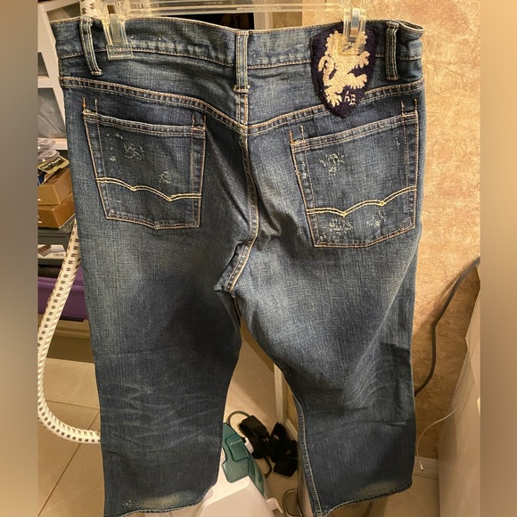 NWOT American Eagle Jeans 34x30 distressed - Picture 3 of 3